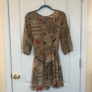 Love 21 / Forever 21 Dress W Built in Belt. Sz M.